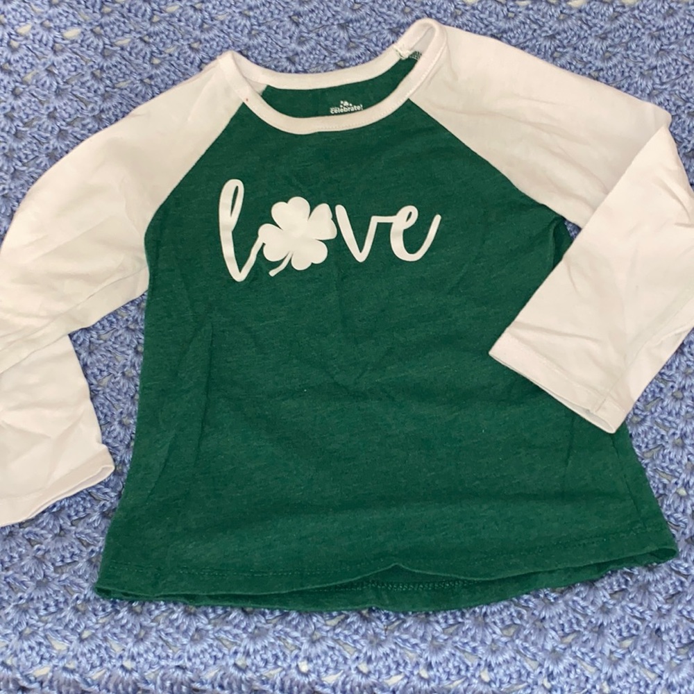 St. Patrick’s Day baseball tee